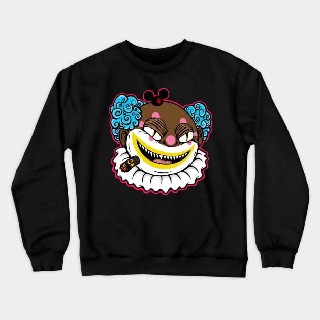 Rexyus the Clown Crewneck Sweatshirt by flynnryanart